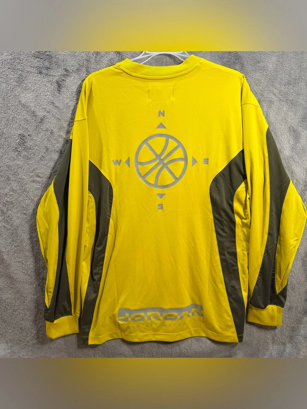 Jordan Performance Shirt Yellow Olive Green [IF1885-726] Men’s Size Medium New
